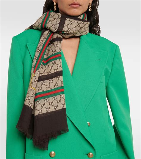 women with gucci scarves bags|gucci scarf women price.